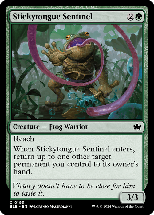 Stickytongue Sentinel (BLB-193) - Bloomburrow - for just $0.06! 