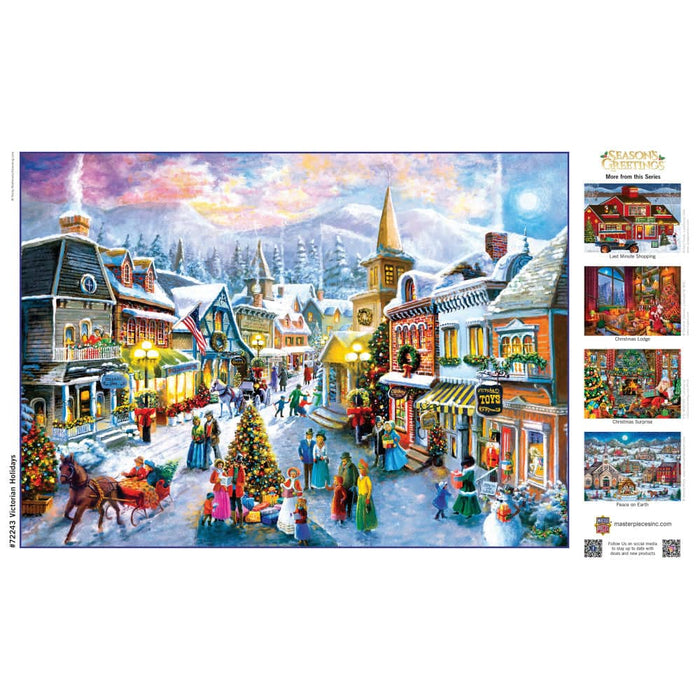 Season's Greetings - Victorian Holidays 1000 Piece Jigsaw Puzzle - for just $16.99! 