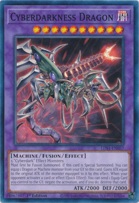 Cyberdarkness Dragon [LDS1-EN037] Common - for just $0.10! 