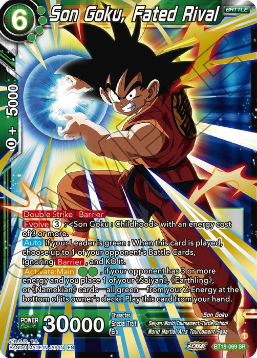 Son Goku, Fated Rival (BT18-069) [Dawn of the Z-Legends] - for just $0.40! 