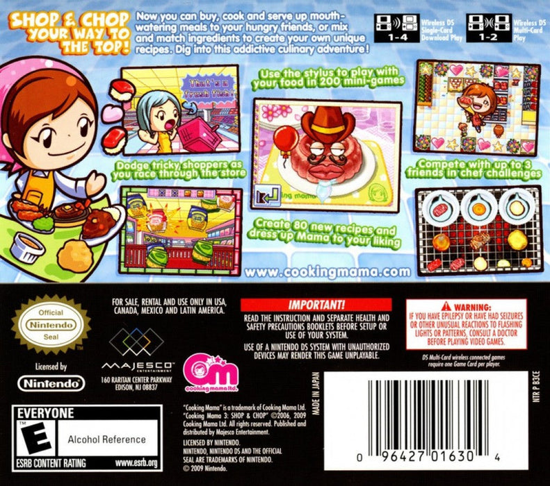 Cooking Mama 3: Shop & Chop – Nintendo DS (DS) - for just $18.99! 
