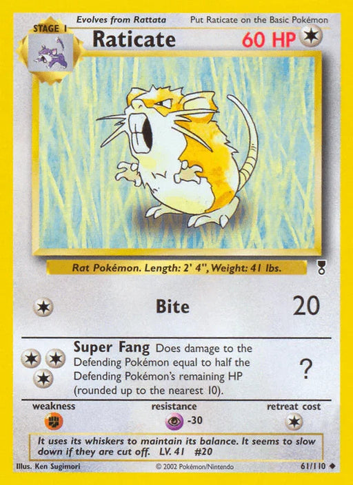 Raticate (61/110) [Legendary Collection] - for just $0.90! 