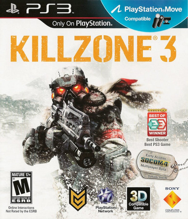 Killzone 3 – PlayStation 3 (PS3) - for just $9.99! 