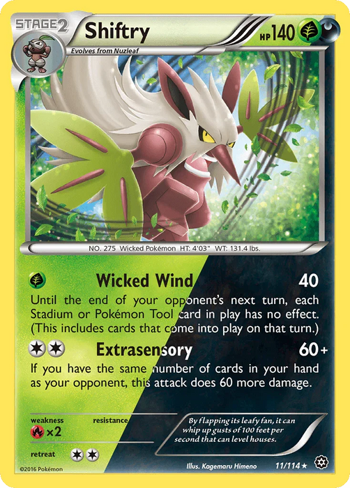 Shiftry (11/114) [XY: Steam Siege] - for just $0.25! 