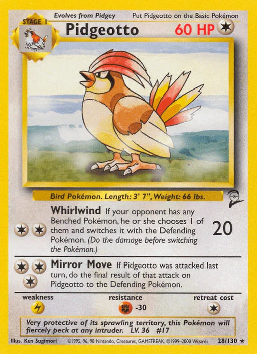 Pidgeotto (28/130) [Base Set 2] - for just $1.85! 