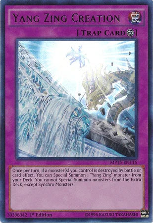 Yang Zing Creation [MP15-EN116] Ultra Rare - for just $0.25! 
