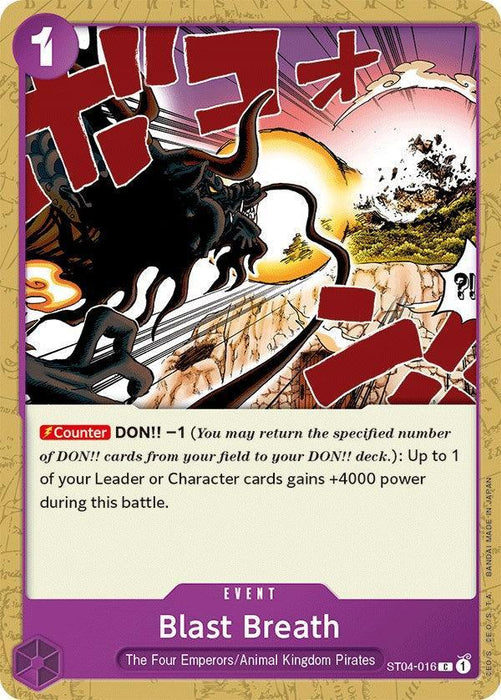 Blast Breath [Starter Deck: Animal Kingdom Pirates] - for just $0.10! 