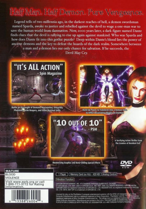Devil May Cry [Greatest Hits] – PlayStation 2 (PS2) - for just $8.99! 