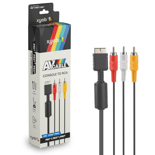 PS2 AV Composite Cable – PlayStation 2 Accessory (PS2) - for just $9.99! 