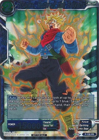 Trunks, Hope of the Saiyans (Series 7 Super Dash Pack) (P-135) [Promotion Cards] - for just $0.10! 