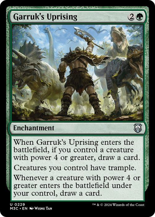 Garruk's Uprising (M3C-229) - Modern Horizons 3 Commander - for just $0.20! 