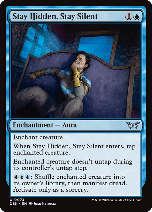 Stay Hidden, Stay Silent (DSK-074) - Duskmourn: House of Horror Foil - for just $0.02! 