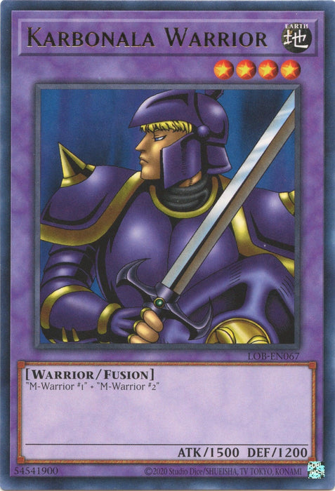 Karbonala Warrior (25th Anniversary) [LOB-EN067] Rare - for just $0.20! 
