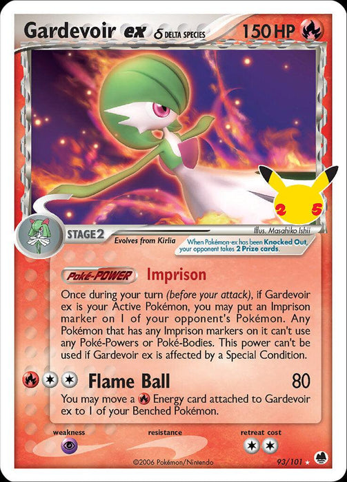 Gardevoir ex (93/101) (Delta Species) [Celebrations: 25th Anniversary - Classic Collection] - for just $2.50! 