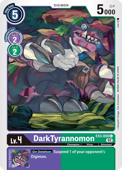 DarkTyrannomon [EX3-059] [Draconic Roar] - Just $0.09! Shop now at Retro Gaming of Denver