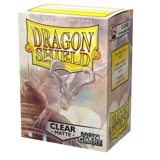 Dragon Shield: Standard 100ct Sleeves - Clear (Non-Glare Matte) - Just $0! Shop now at Retro Gaming of Denver