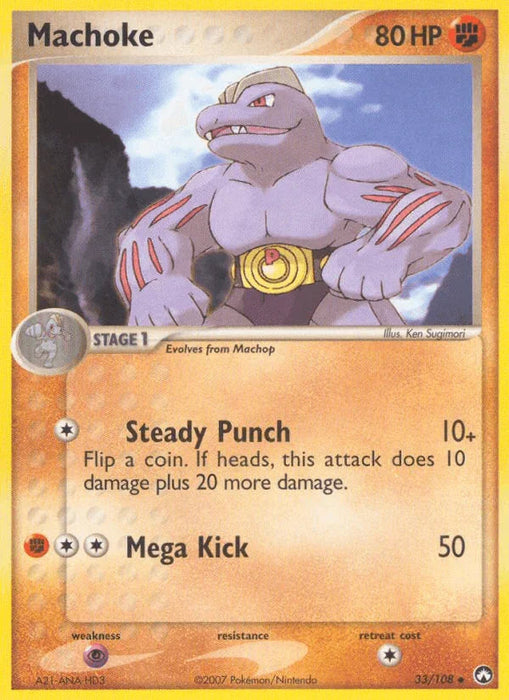 Machoke (33/108) [EX: Power Keepers] - for just $0.30! 