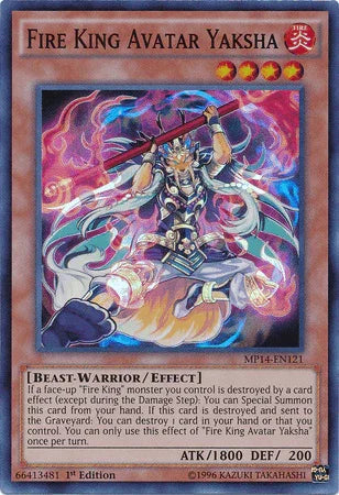 Fire King Avatar Yaksha [MP14-EN121] Super Rare - for just $0.30! 