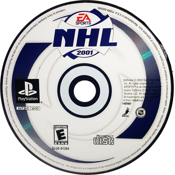 NHL 2001 – PlayStation 1 (PS1) - for just $4.79! 