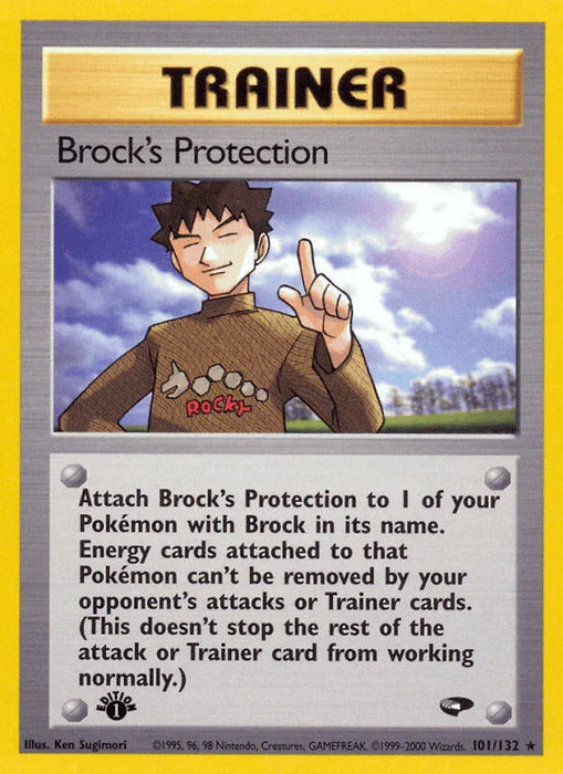 Brock's Protection (101/132) [Gym Challenge 1st Edition] - for just $2.30! 