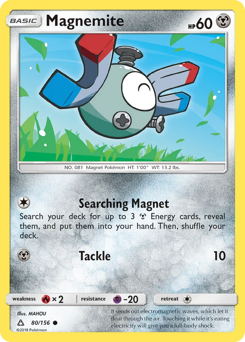 Magnemite (80/156) [Sun & Moon: Ultra Prism] - for just $0.10! 