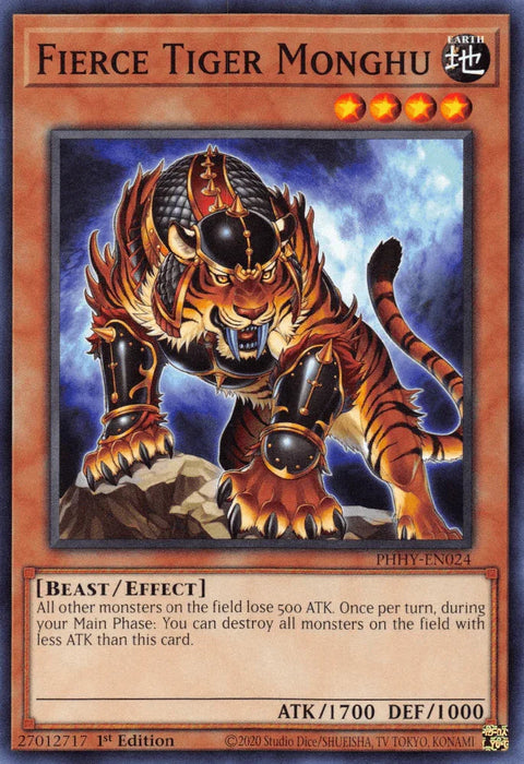 Fierce Tiger Monghu [PHHY-EN024] Common - for just $0.10! 