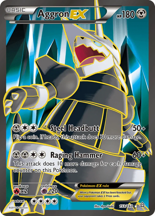 Aggron EX (153/160) [XY: Primal Clash] - for just $15.15! 