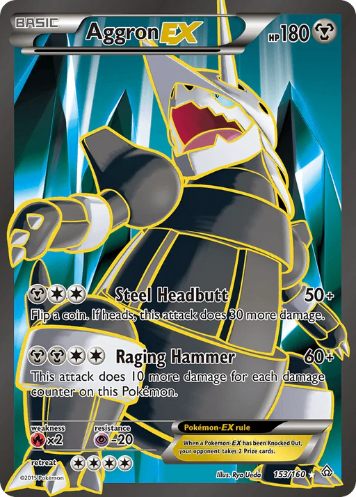 Aggron EX (153/160) [XY: Primal Clash] - for just $15.15! 