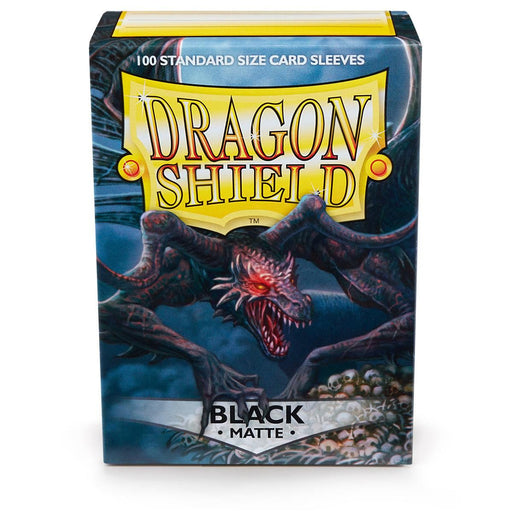 Dragon Shield: Standard 100ct Sleeves - Black (Matte) - Just $8.95! Shop now at Retro Gaming of Denver