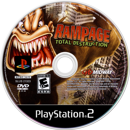 Rampage: Total Destruction – PlayStation 2 (PS2) - for just $0! 