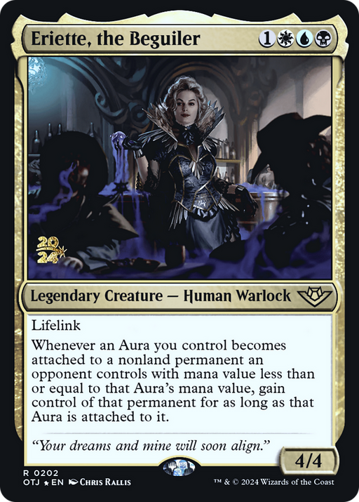 Eriette, the Beguiler (PRE-202) - Outlaws of Thunder Junction Promos Foil - for just $0.17! 