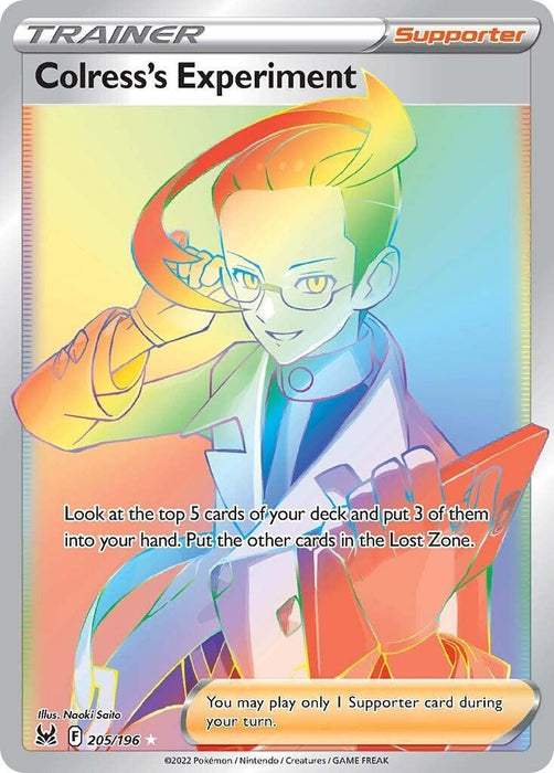 Colress's Experiment (205/196) [Sword & Shield: Lost Origin] - for just $1.35! 
