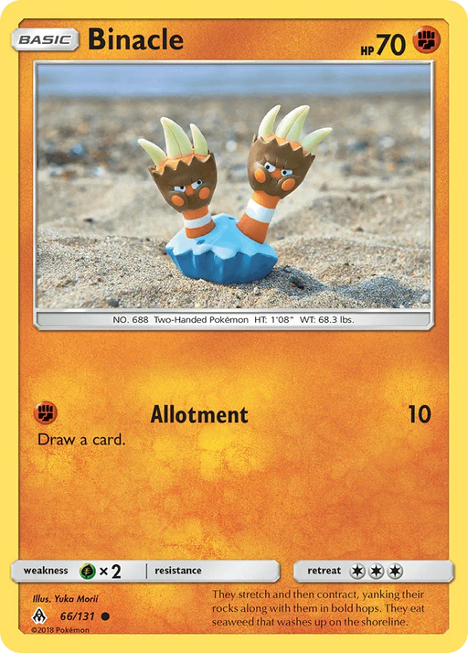 Binacle (66/131) [Sun & Moon: Forbidden Light] - for just $0.25! 