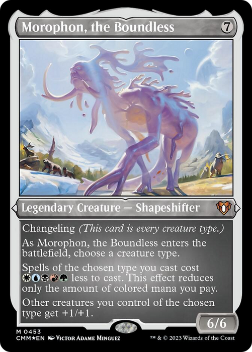 Morophon, the Boundless (Foil Etched) [Commander Masters] - Just $8.30! Shop now at Retro Gaming of Denver