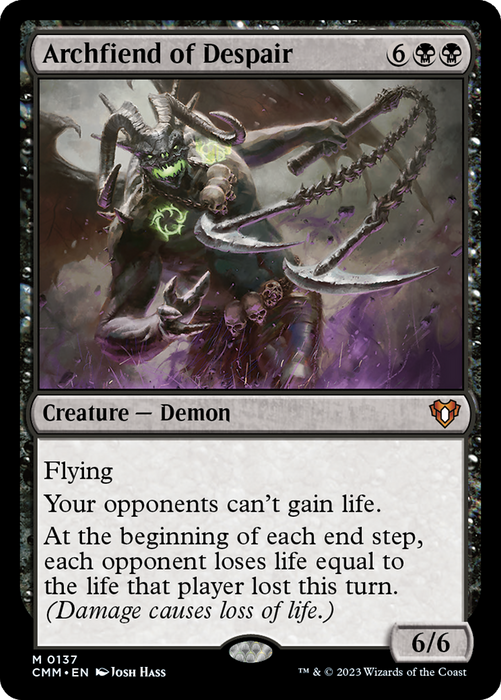 Archfiend of Despair (CMM-137) - Commander Masters - for just $7.49! 
