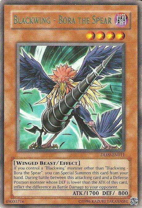 Blackwing - Bora the Spear (Green) [DL09-EN011] Rare - for just $10! 