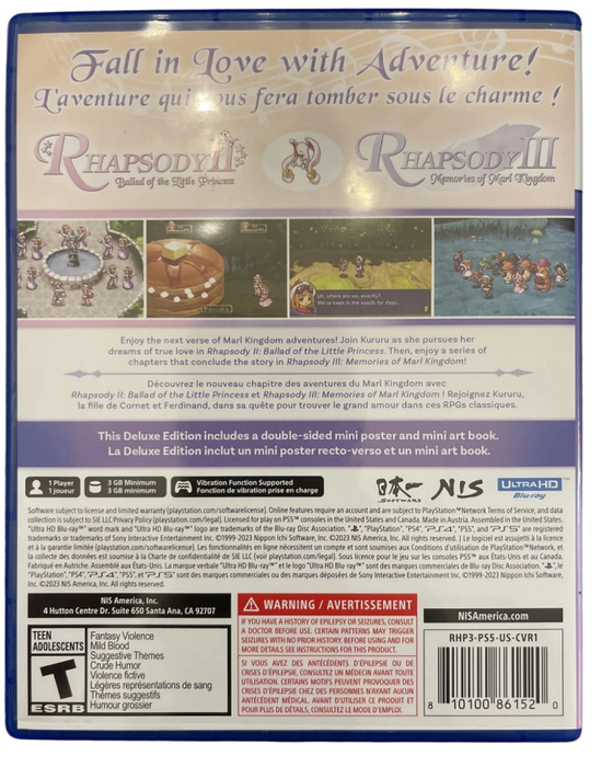 Rhapsody: Marl Kingdom Chronicles [Deluxe Edition] – PlayStation 5 (PS5) - for just $46.99! 