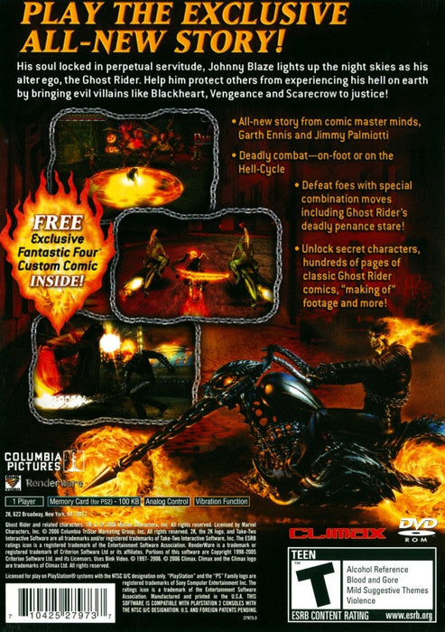 Ghost Rider – PlayStation 2 (PS2) - for just $16.99! 