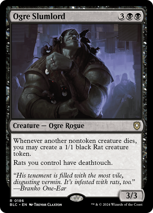 Ogre Slumlord (BLC-186) - Bloomburrow Commander - for just $0.11! 