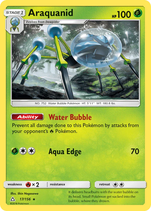 Araquanid (17/156) [Sun & Moon: Ultra Prism] - for just $0.10! 