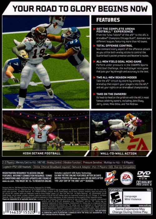 Arena Football: Road to Glory – PlayStation 2 (PS2) - for just $7.99! 
