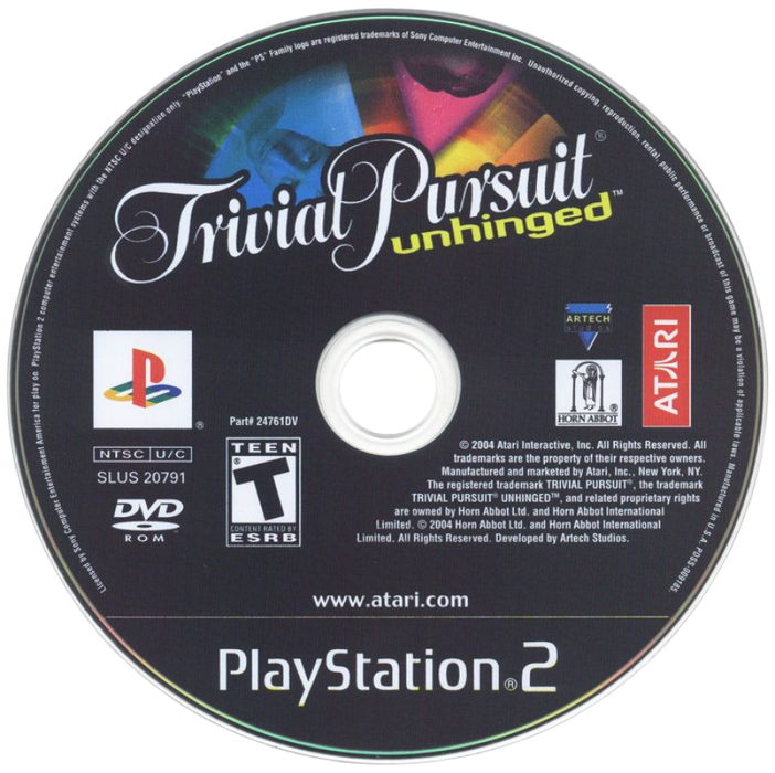Trivial Pursuit: Unhinged – PlayStation 2 (PS2) - for just $3.99! 