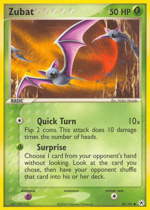 Zubat (83/101) [EX: Hidden Legends] - for just $0.40! 