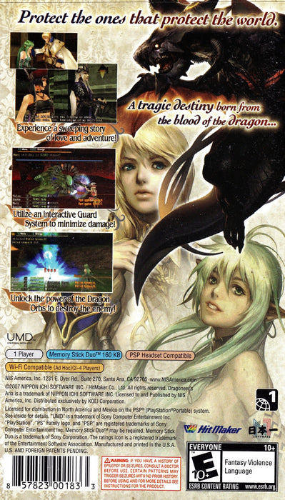 Dragoneer's Aria – PlayStation Portable (PSP) - for just $12.99! 