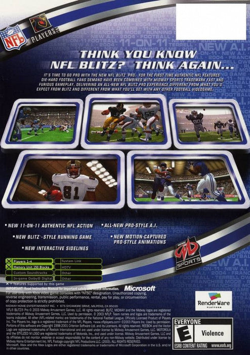 NFL Blitz Pro – Xbox (XBOX) - for just $12.99! 