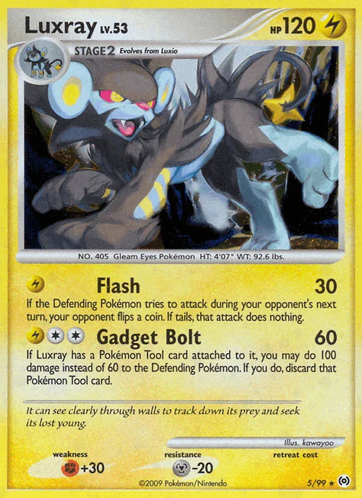 Luxray (5/99) [Platinum: Arceus] - for just $2.35! 