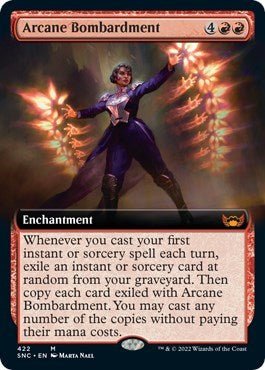 Arcane Bombardment (Extended Art) (Streets of New Capenna) Near Mint - for just $2.35! 