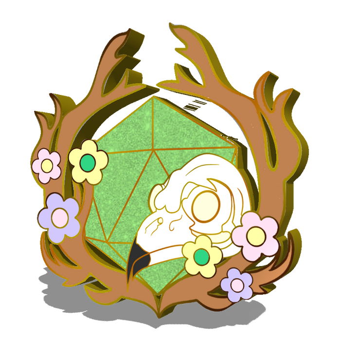 Dungeons & Dragons Role: Druid Enamel Pin - for just $12! 