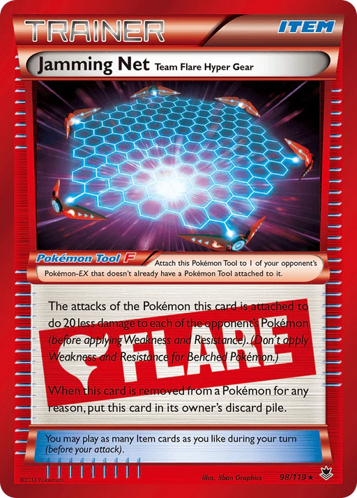 Jamming Net Team Flare Hyper Gear (98/119) [XY: Phantom Forces] - for just $0.15! 