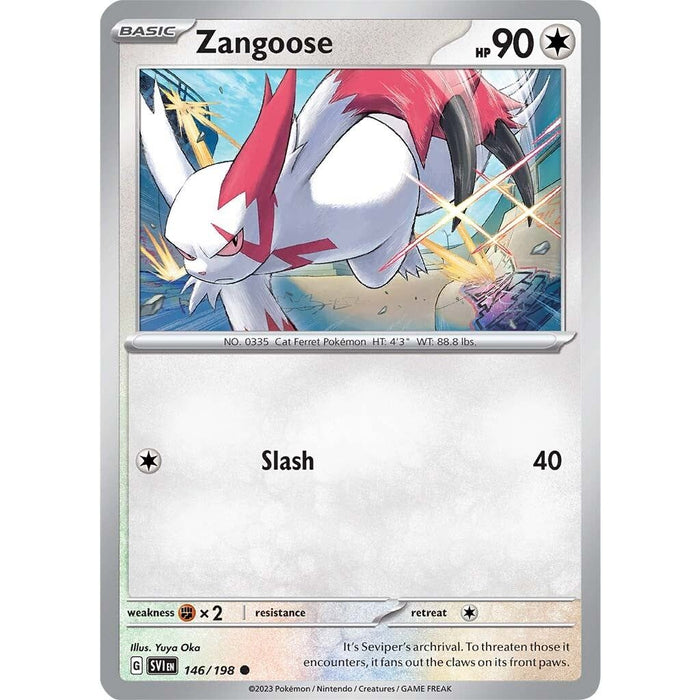 Zangoose (146/198) [Scarlet & Violet: Base Set] - Just $0.05! Shop now at Retro Gaming of Denver